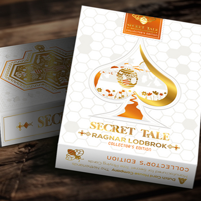 Secret Tale Ragnar White Bee Collector's  Playing Cards